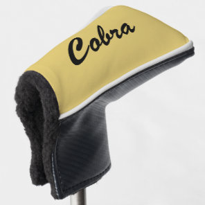 Gold Cobra Golf Head Cover