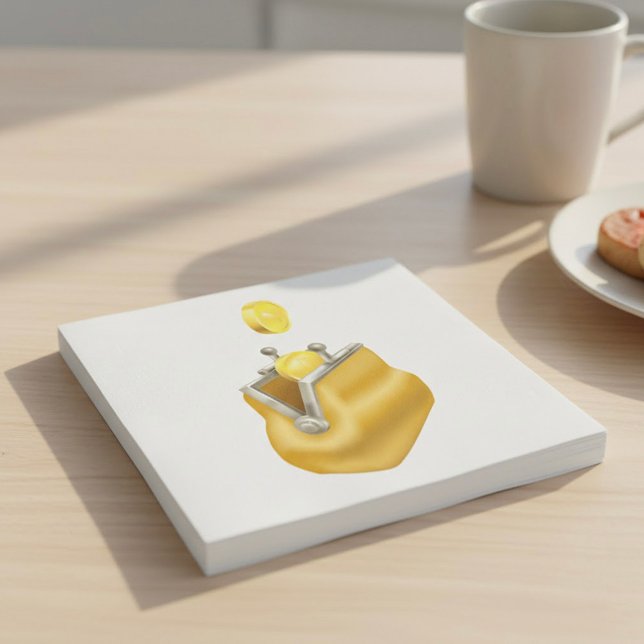 Gold Coin Purse Napkins (Creator Uploaded)