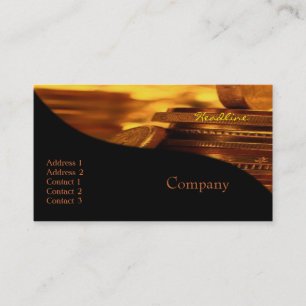 Gold Coins Business Card