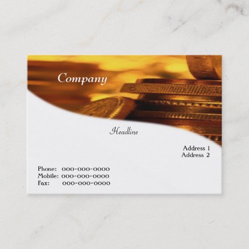 Gold Coins Business Card