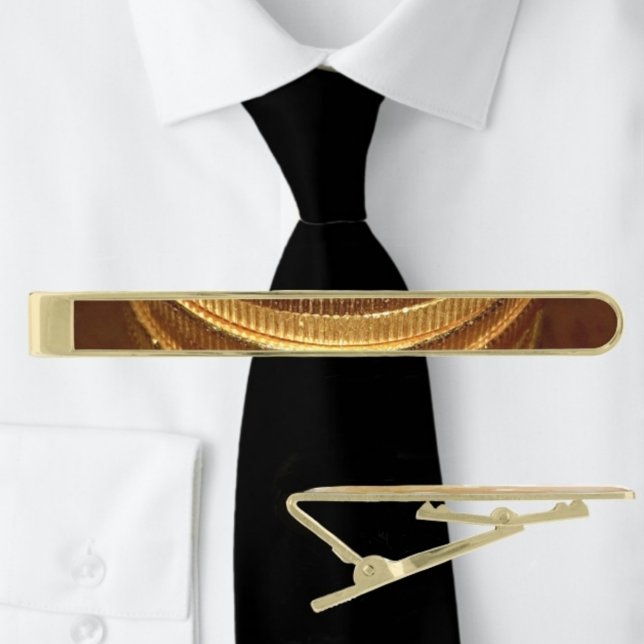Gold Coins Elegant Stylish Gold Finish Tie Bar (Creator Uploaded)