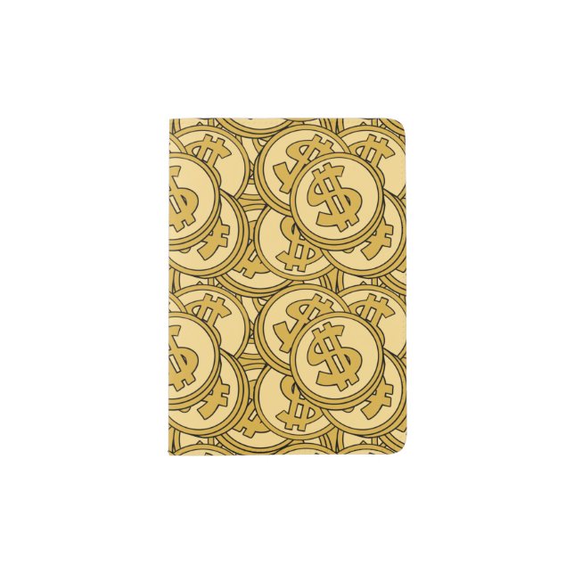 Gold coins passport holder (Front)