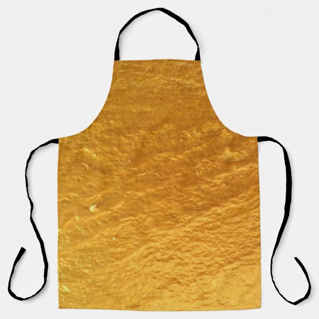 Gold color concrete wall textureabstract, ancient, apron (Front)