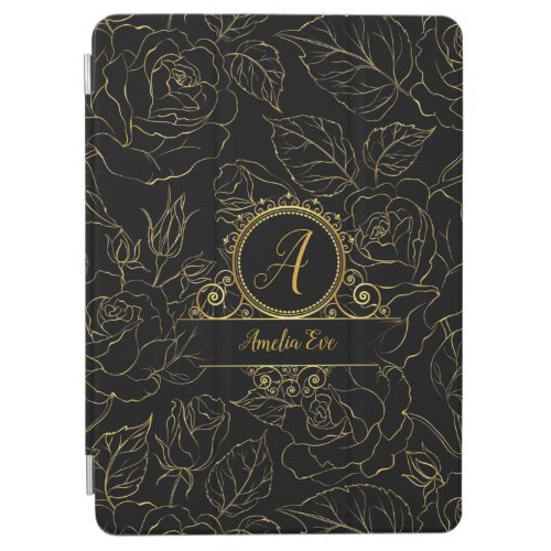 Gold colorfaux rose Apple_ iPad Air Cover