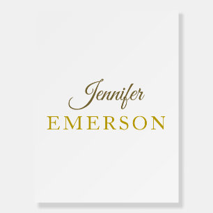 Gold color name professional minimalist modern foam board