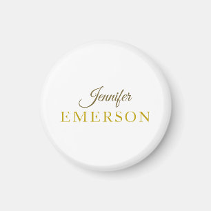 Gold color name professional minimalist modern magnet
