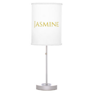 Gold Color Plain Minimalist Professional Name Table Lamp