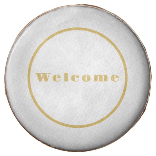 Gold Color Welcome Party Minimalist Professional  Chocolate Covered Oreo
