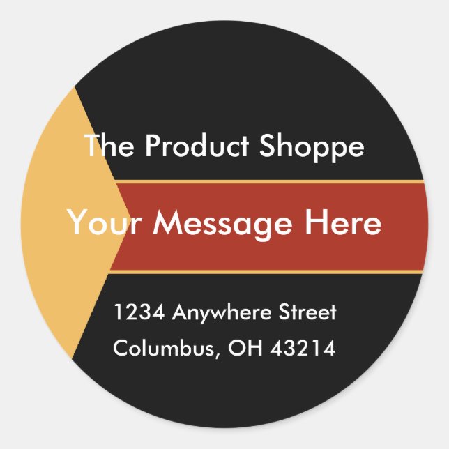 Gold Colored Diamond Pattern 2 Address Labels (Front)