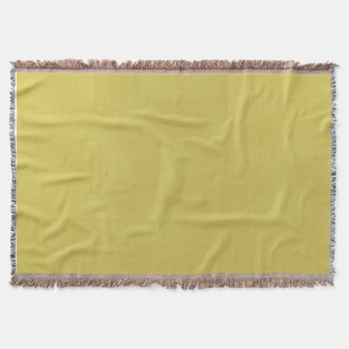 Gold-Colored Throw Blanket