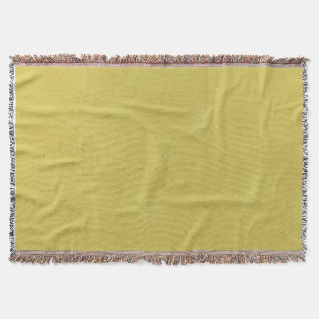 Gold-Colored Throw Blanket (Front)