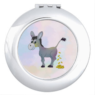 gold compact mirror