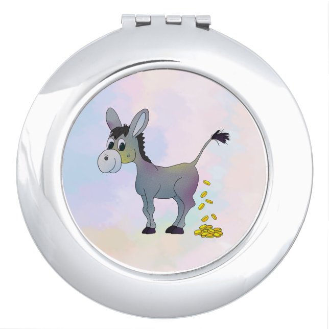 gold compact mirror (Front)