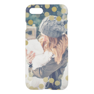 Gold Confetti | Custom Photo iPhone 7 Case