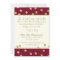 Gold Confetti Dots Burgundy Rehearsal Dinner