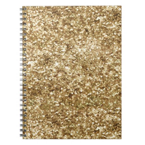 Gold Confetti Glitter Notebook