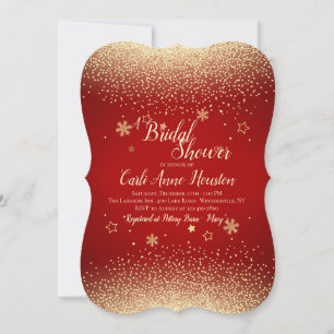 Gold Confetti Invitation
