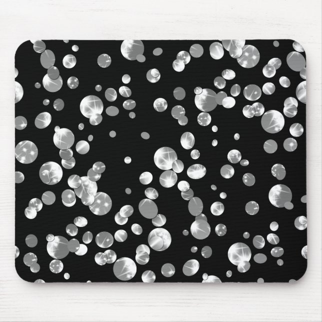 Gold confetti  mouse pad (Front)