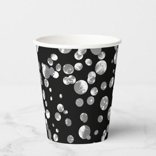 Gold confetti neck tie paper cups