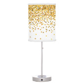 Gold Confetti Table Lamp (Back)