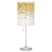Gold Confetti Table Lamp (Right)