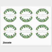 Gold Confetti & Tropical Palm Leaves Wedding Classic Round Sticker (Sheet)