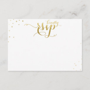 Blank Wedding RSVP & Response Cards | Zazzle