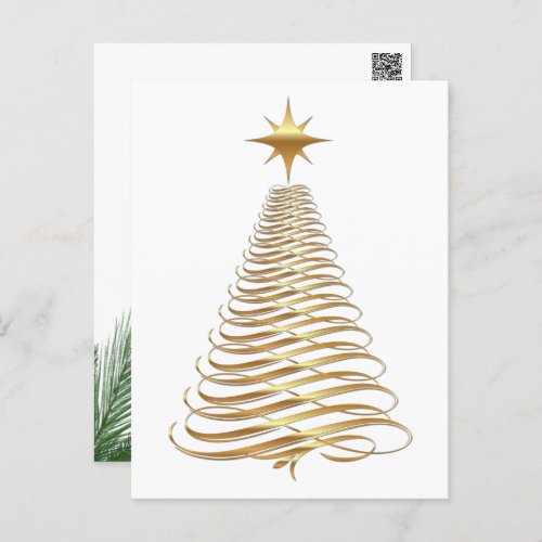 Gold Contemporary Holiday Tree