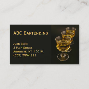 Gold Cordials Business Card