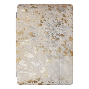 Gold Cowhide Print Metallic iPad Pro case