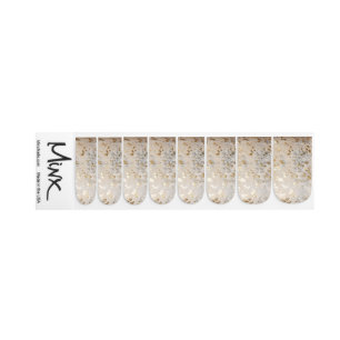 Gold Cowhide Print Metallic  Minx Nail Art