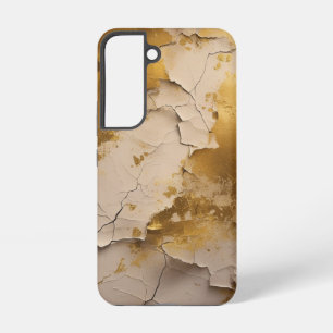 Gold Cracked Samsung Galaxy S22 Case