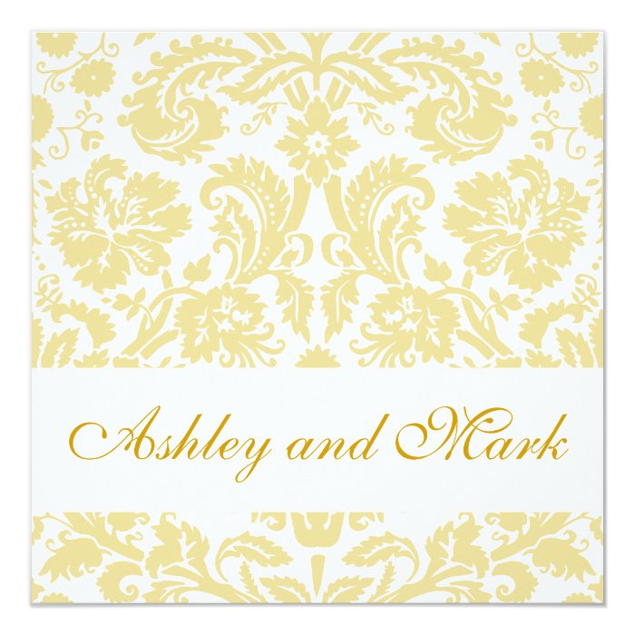 Cream And Gold Wedding Invitations 5