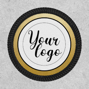 Gold Create Your Own Logo Patch