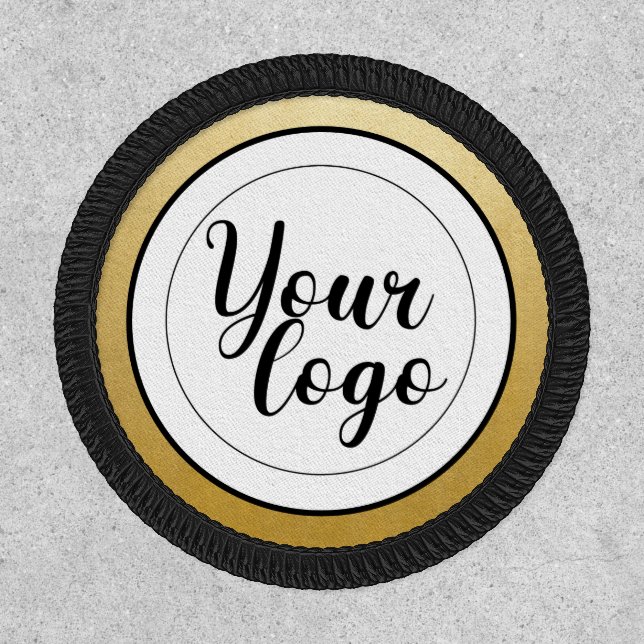 Gold Create Your Own Logo Patch (Front)