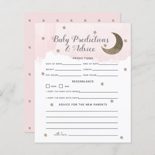 Gold Crescent Moon Pink Baby Predictions  Advice