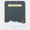 Gold Crescent Moon & Stars Navy Blue Milestone Boy