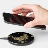 Gold Crescent Moon Wireless Charger (Hand)
