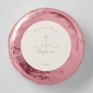 Gold Cross and Laurels Dipped Oreo Cookie Favors