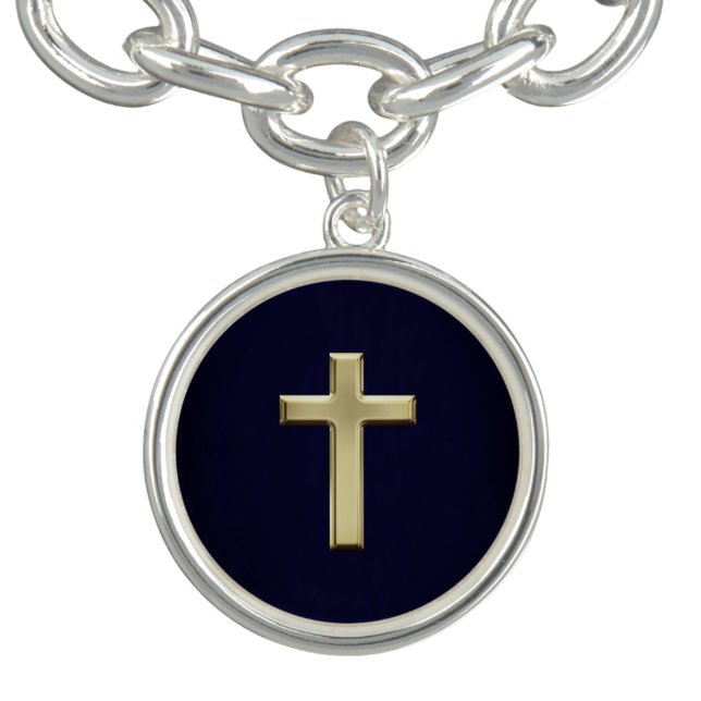 Gold Cross Bracelet (Design)