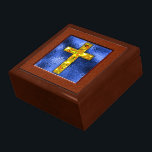 Gold Cross Keepsake Keepsake Box<br><div class="desc">Keepsake Gift Box</div>