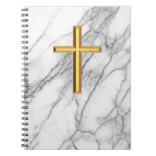 Gold Cross Notebook