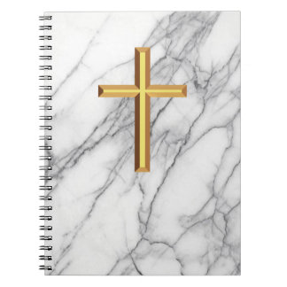 Gold Cross Notebook