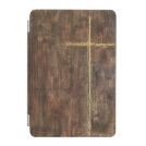 Gold Cross on a Wooden Background iPad Mini Cover Gold Cross on a Wooden Background iPad Mini Cover