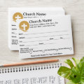 Tithe Cross Gold Cross Your Church Tithes Offering Template Envelope | Zazzle