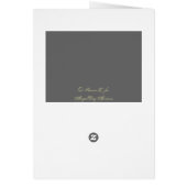 Gold Crosses Custom Thank You Card (Back)
