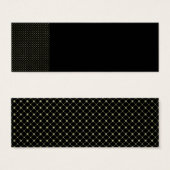 Gold Crosses Pattern Template (Front & Back)