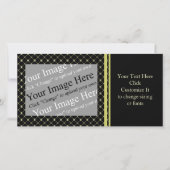 Gold Crosses Photo Card Template (Front)