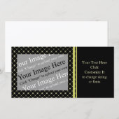 Gold Crosses Photo Card Template (Front/Back)