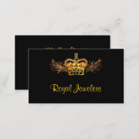  Gold Crown Business Card Holder for Women Men